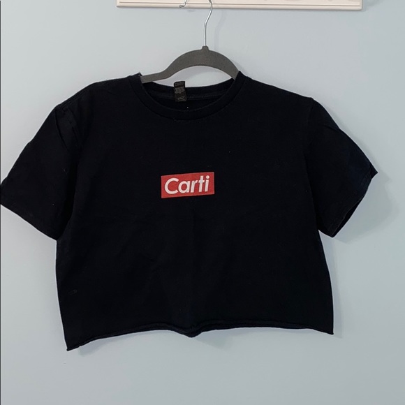 Tops Playboi Carti Cropped Tshirt Poshmark